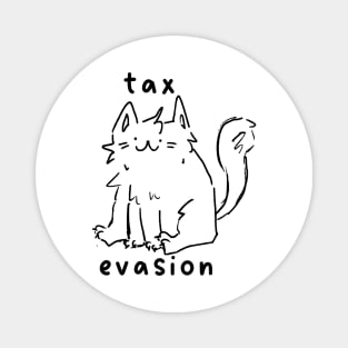 Tax Evasion Cat Magnet